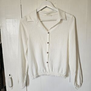 Chic Wild Love White Blouse